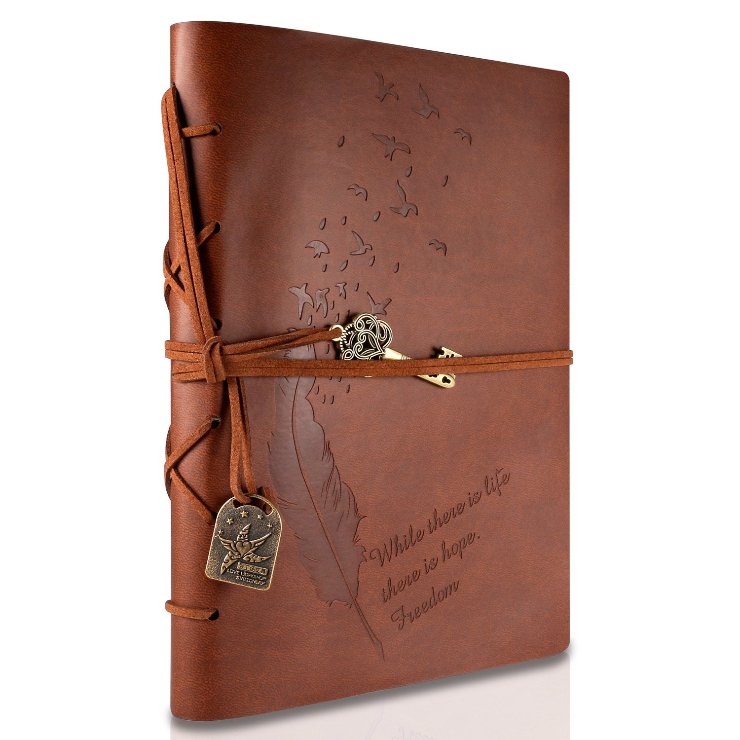 RYMALL Carnet De Voyage A5, Journal Intime, New Cuir Vintage
